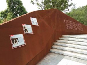 湄潭耐候钢挡土墙